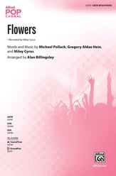 Flowers SATB choral sheet music cover